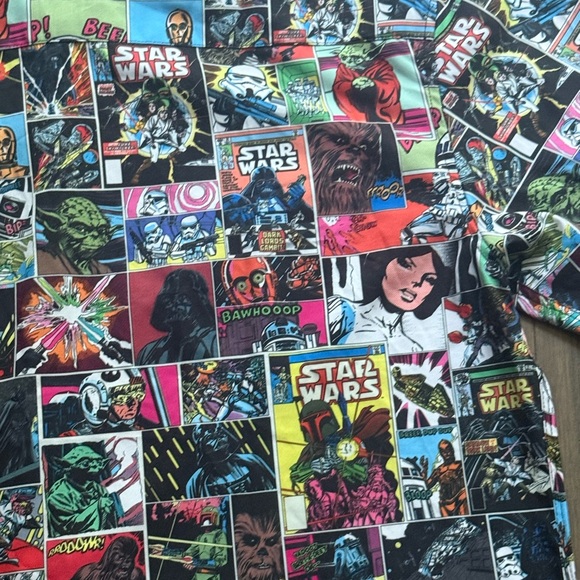 RSVLTS Star Wars shirt comic to the dark side Button Up Shirt Size Large L - Picture 14 of 16